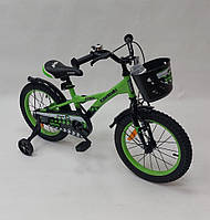Детский двухколесный велосипед Kawasaki-Ninja 16 дюймов для детей от 4 лет