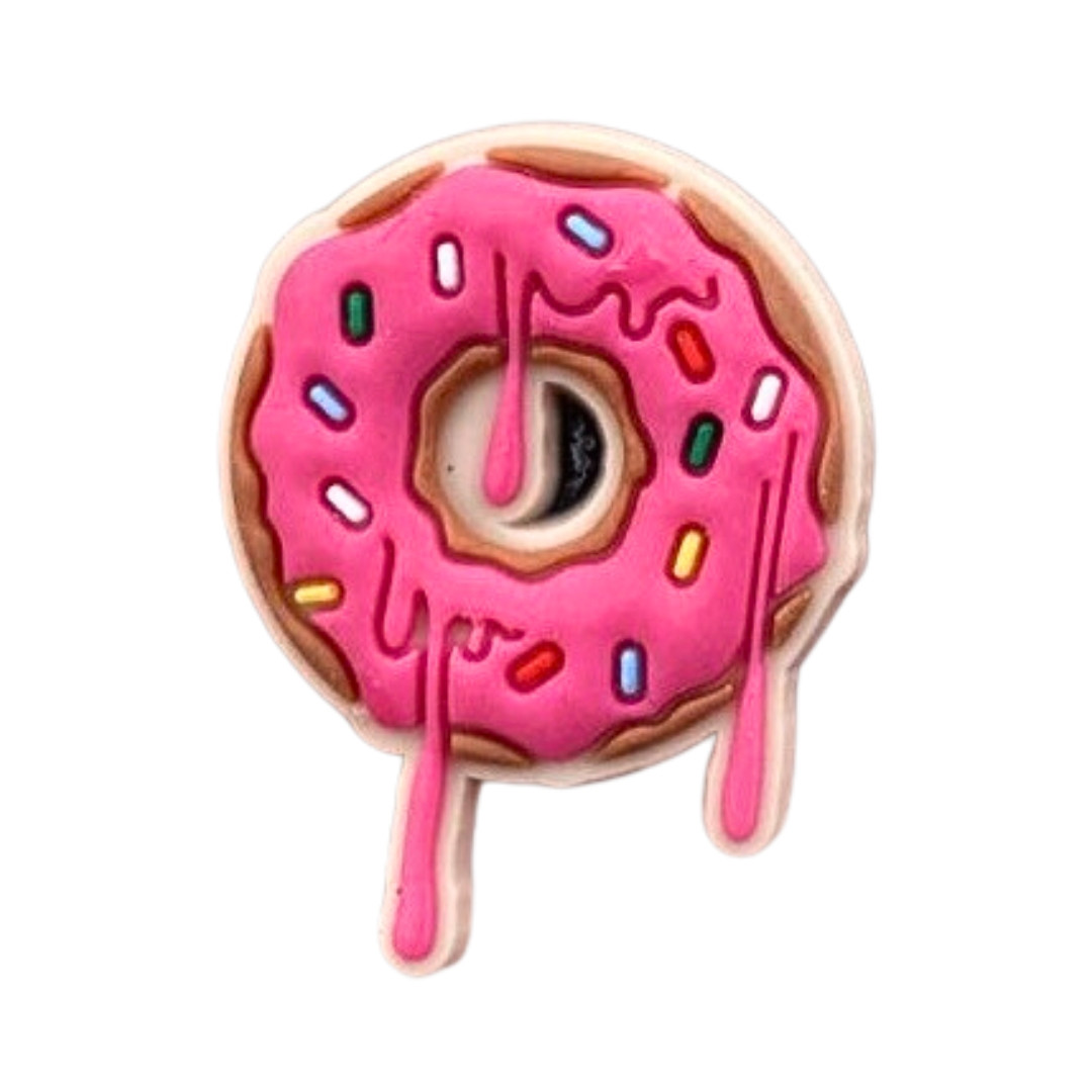 Джибітси прикраси для взуття кроксів сабо JIBBITZ Соковитий пончик № 13, фото 1
