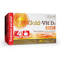 Витамины и минералы Olimp Gold-Vit D3 2000, 120 таблеток CN7400 SP