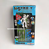 Фігурка Стікбот зі зброєю чоловічок для анімаційної творчості з аксесуарами для зйомки відео Stikbot, фото 6