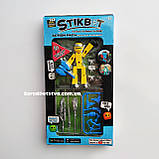 Фігурка Стікбот зі зброєю чоловічок для анімаційної творчості з аксесуарами для зйомки відео Stikbot, фото 7