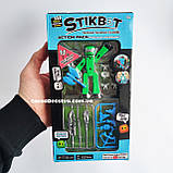 Фігурка Стікбот зі зброєю чоловічок для анімаційної творчості з аксесуарами для зйомки відео Stikbot, фото 3