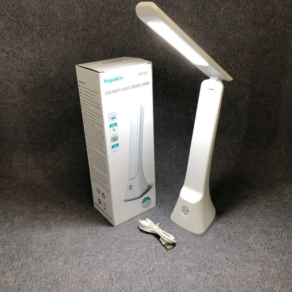 LT Настольная лампа с аккумулятором Taigexin LED TGX-L6 4.5W 350lm 6500K USB 5V, лампа для стола школьника cd - фото 2 - id-p2136610734