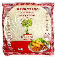 Папір рисовий Банх Транг Banh Trang rise paper 340g 44шт/ящ (Код: 00-00015704)