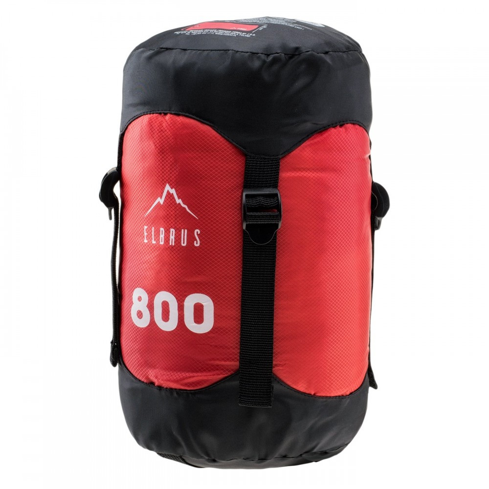 Спальний мішок Elbrus Carrylight 800 220 Чорний з червоним ELBS-СRLT800-BLKRD FDS - фото 4 - id-p2136612063