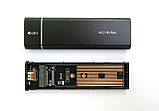 Карман для SSD M2 NVMe USB3.1 - Type-C PCI-e, M key, B+M key чорний, фото 4