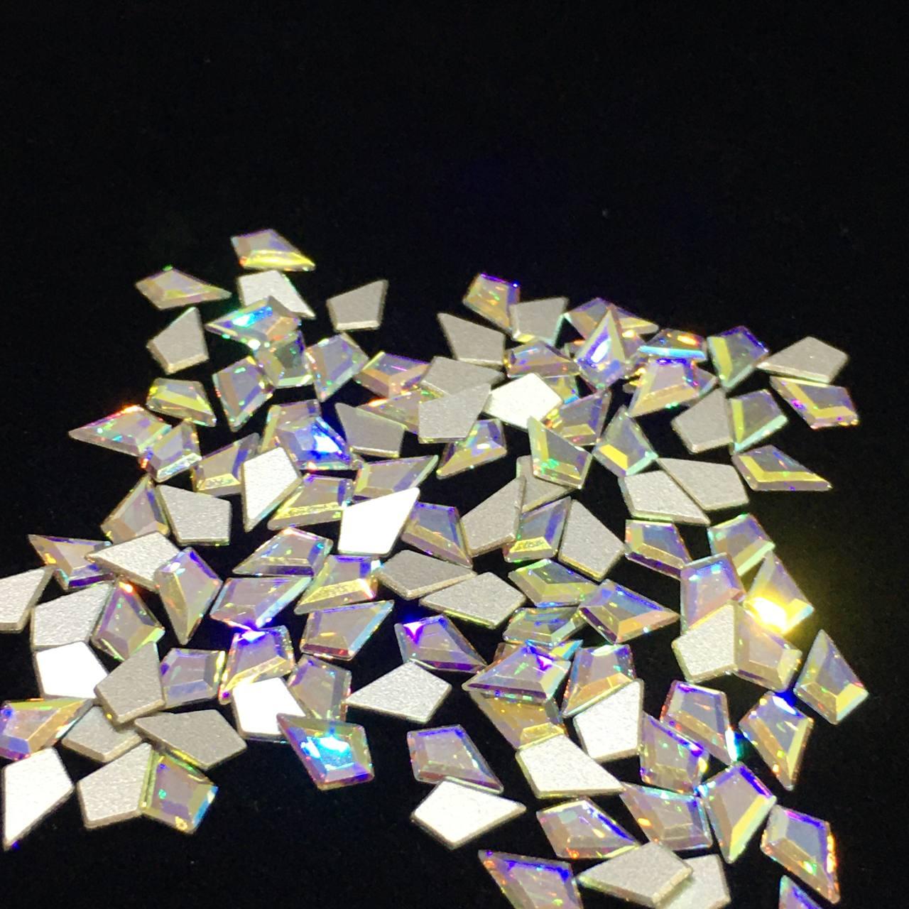 Фигурные стразы Preciosa Crystal AB 6,4х4,2мм*1шт - фото 9 - id-p996790611