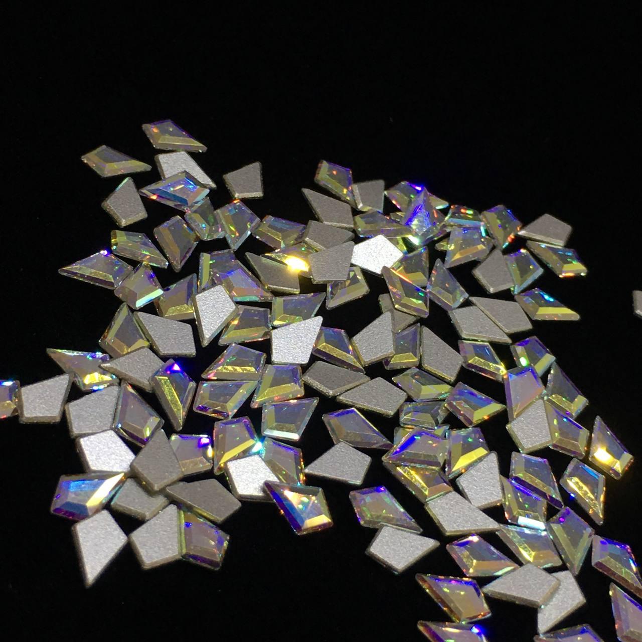 Фигурные стразы Preciosa Crystal AB 6,4х4,2мм*1шт - фото 7 - id-p996790611