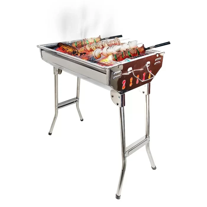 Переносний складаний мангал для гриля і барбекю BARBECUE TRAY 882 CA-11 Jw, фото 1