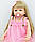 Лялька Реборн (Reborn) 55 см вініл-силіконова Василина в наборі з соскою, пляшкою та іграшкою Можна купати, фото 7