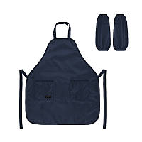 Фартух з нарукавниками Kite Dark Blue K22-526-4