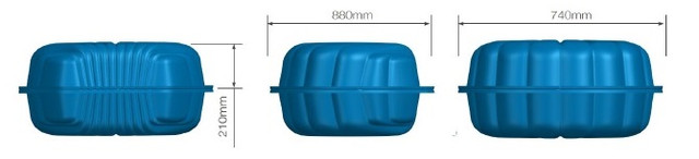 Пісочниця басейн BIG 88х74х21 см блакитна (0055720)