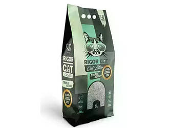 Rigor Cat (Рігор Кет) Aloe Vera - Наповнювач бентонітовий для котячого туалету з ароматом алое вера 5 л