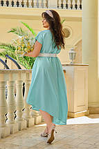 Дуже красиве плаття софт короткі рукави міді розміри батал, фото 5