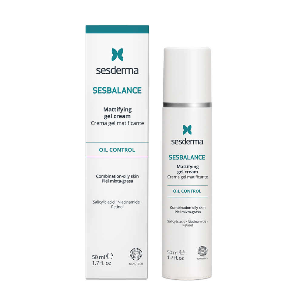 Сесдерма Sesbalance Матуючий крем-гель для комбінованої та жирної шкіри Sesderma Sesbalance mattifying gel cream 50 мл