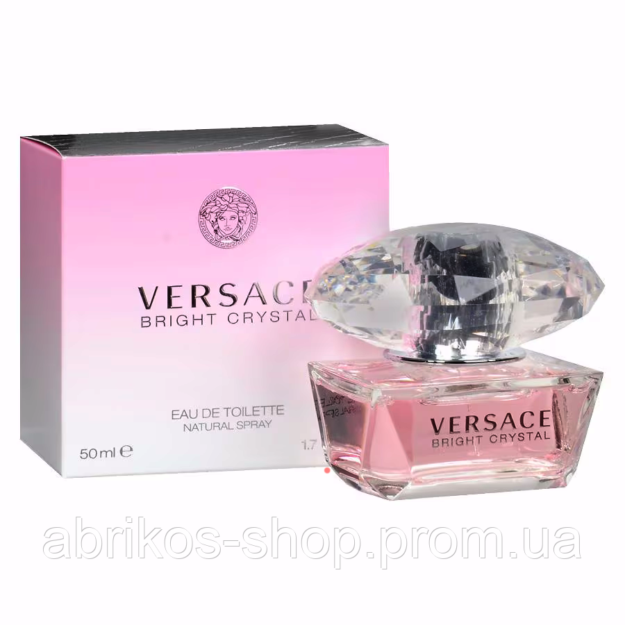 Versace Bright Crystal Версаче Брайт Кристал рожевий 50 мл. Оригінал Італія, фото 1