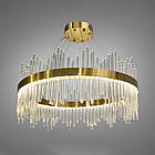 Світлодіодна кришталева люстра в стилі Арт-Деко колір каркасу бронза D-940/600BR, фото 2