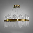 Світлодіодна кришталева люстра в стилі Арт-Деко колір каркасу бронза D-940/600BR, фото 4