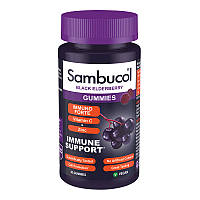 Комплекс витаминов для иммунитета Sambucol Immuno Forte + Vitamin C + Zinc (30 жевательных табл)