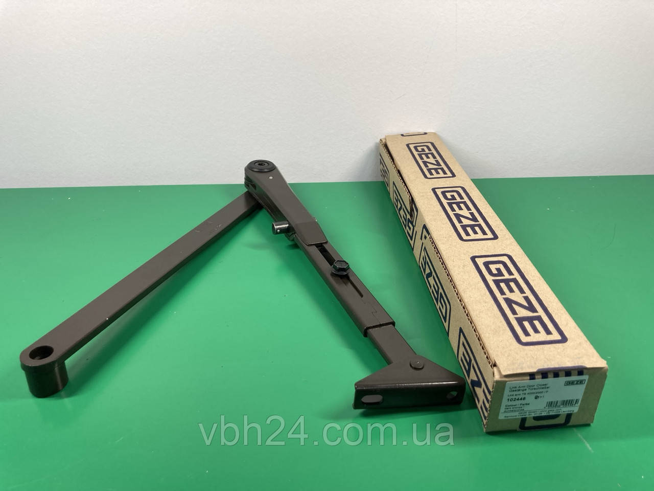 Важільна тяга з фіксацією коричнева для Geze TS 2000/4000, арт. 102446