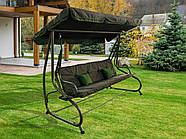 Садова розкладна гойдалка Avko Relax Plus Grey ARSC18711, фото 3