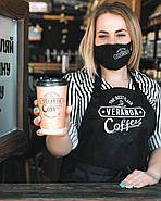 Фартух Latte Подовжений Чорний, фото 10