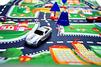 Детский коврик игровой развивающий автодорога Traffic 019A-8P правила дорожного движения машины