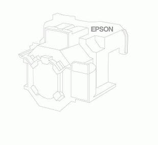 Epson Картридж зі стрічкою LK4WBW принтерів LW-300/400/400VP/700 Strng adh Blk/Wht 12 mm/9m