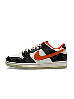 Женские кожаные кроссовки Nike SB Dunk Low белый Halloween повседневные кроссовки найк