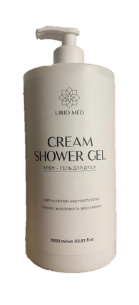 Крем-гель для душу Lirio Med, 1000 мл, фото 1