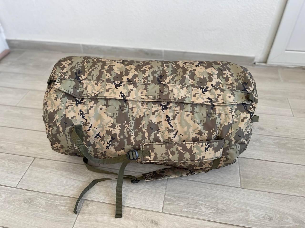 Баул рюкзак сумка 3 в 1 на 120 л, баул мешок вещевой армейский тактический баул для военных и армии - фото 1 - id-p2136628794