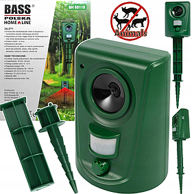 Ультразвуковий відлякувач тварин, комах, гризунів Bass Polska BH 60110
