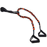 Еспандер плечовий трубчастий із ручками у захисному рукаві навантаження 16 кг Zelart FI-7834-35, фото 2