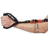 Еспандер плечовий трубчастий із ручками у захисному рукаві навантаження 16 кг Zelart FI-7834-35, фото 7