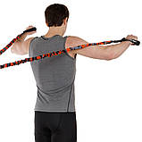 Еспандер плечовий трубчастий із ручками у захисному рукаві навантаження 16 кг Zelart FI-7834-35, фото 9