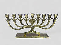 Еврейский подсвечник "Ханука" бронза 9см
