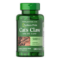 Кошачий коготь Puritan's Pride Cat`s Claw 500 mg (100 капс)