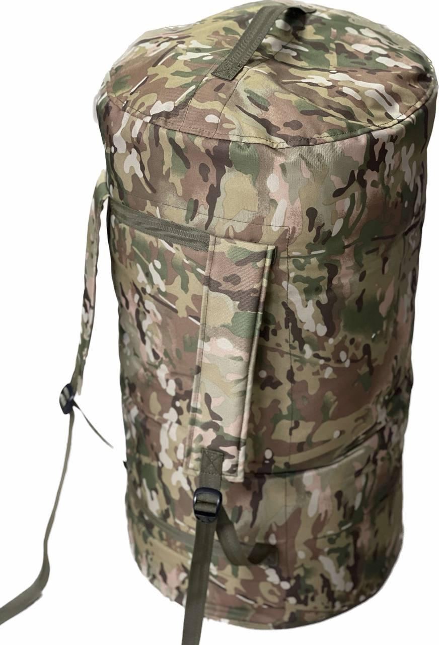 Баул рюкзак сумка 3 в 1 на 120 л, баул мешок вещевой армейский тактический баул для военных и армии - фото 8 - id-p2136640294