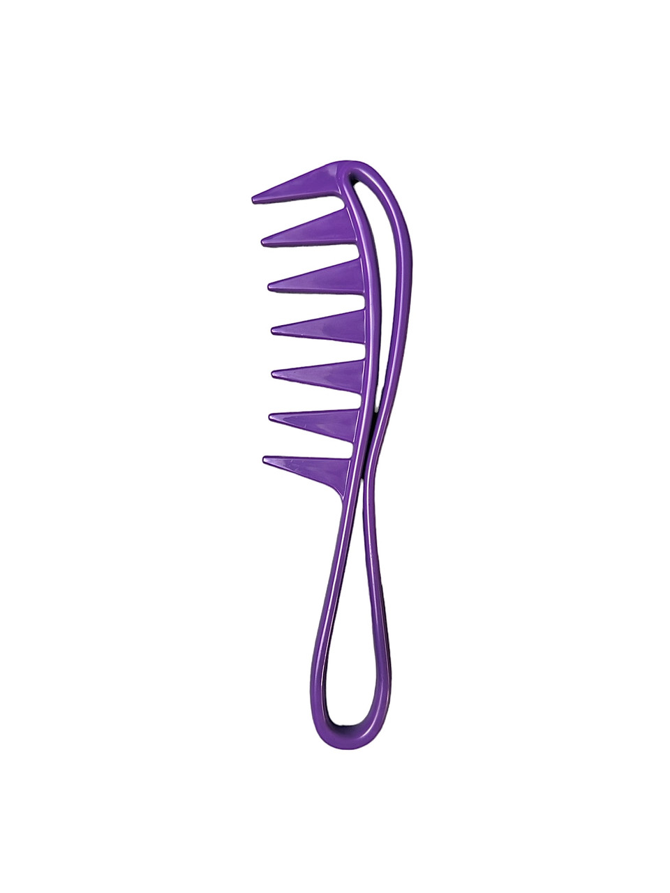 Гребінь для укладки волосся Shine з рідкими зубчиками, пурпурний
