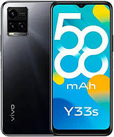 Смартфон Vivo Y33s 4/64GB Mirror Black (UA), 50+2+2/16 Мп, 6.58" IPS LCD, Helio G80, 2 sim, 5000 mAh