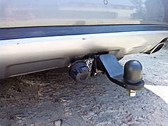 Фаркоп Hyundai Santa Fe 2 2006-2012 (Хендай Санта Фе 2) гак на болтах Американська вставка під квадрат
