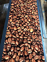 Силіконова скатертина м’яке скло з фотодруком Кавові зерна 60 х 100 см (1,2 мм), фото 2