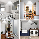 Нічник з датчиком руху Awanber, живлення від батареї, освітлення у шафі з активацією руху (2шт), фото 7