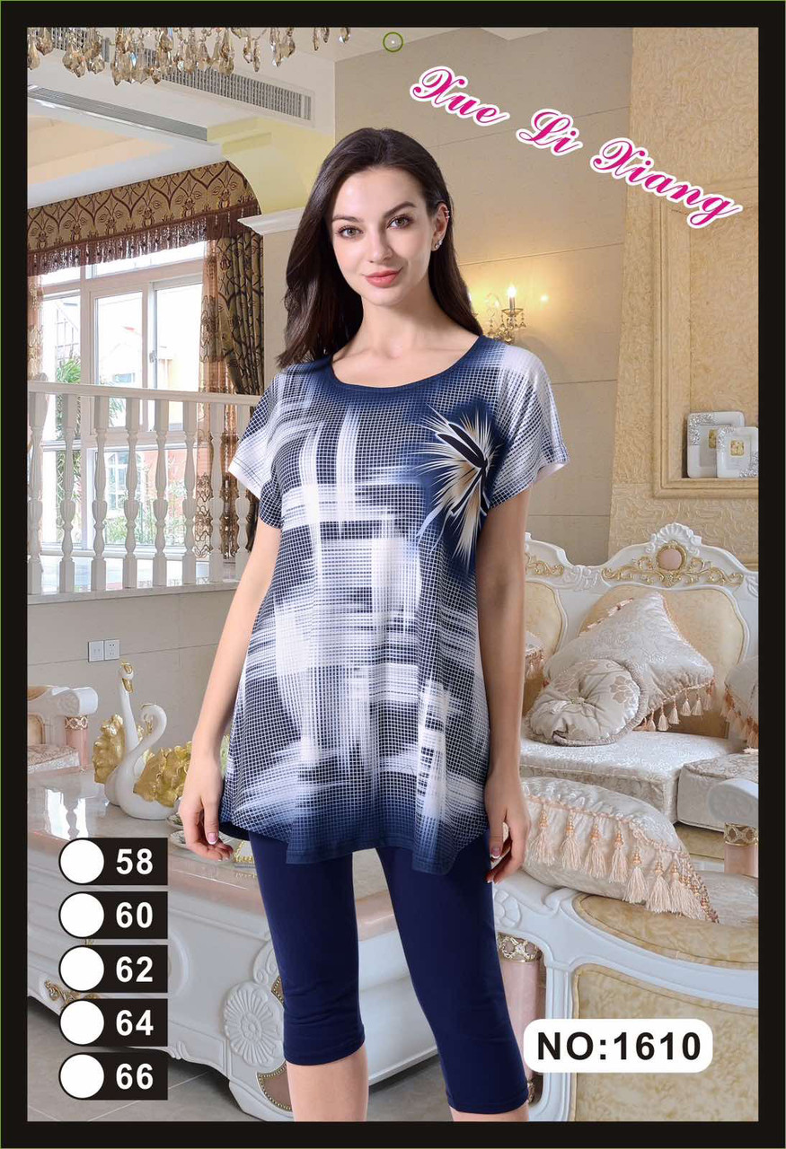 Туніка бриджі великі розміри, фото 1