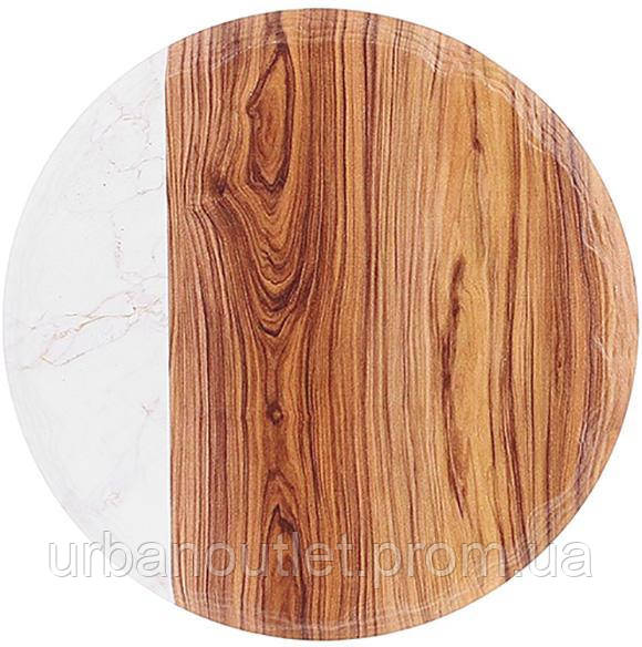 Подставка для горячей посуды из керамики Wooden Ceramics d16см DP219185 BonaDi K[, код: 8390175 - фото 1 - id-p2136646039