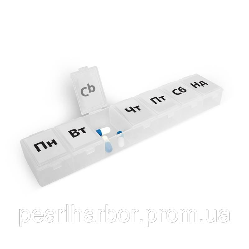 Органайзер для таблеток пластиковый линейка MAXI HTP 025 Enjee XE, код: 6870210 - фото 1 - id-p2136636839