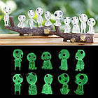 Фігурки Духи лісу, що світяться Кодама Хаяо Міядзакі Набір 10 шт FK052, фото 2