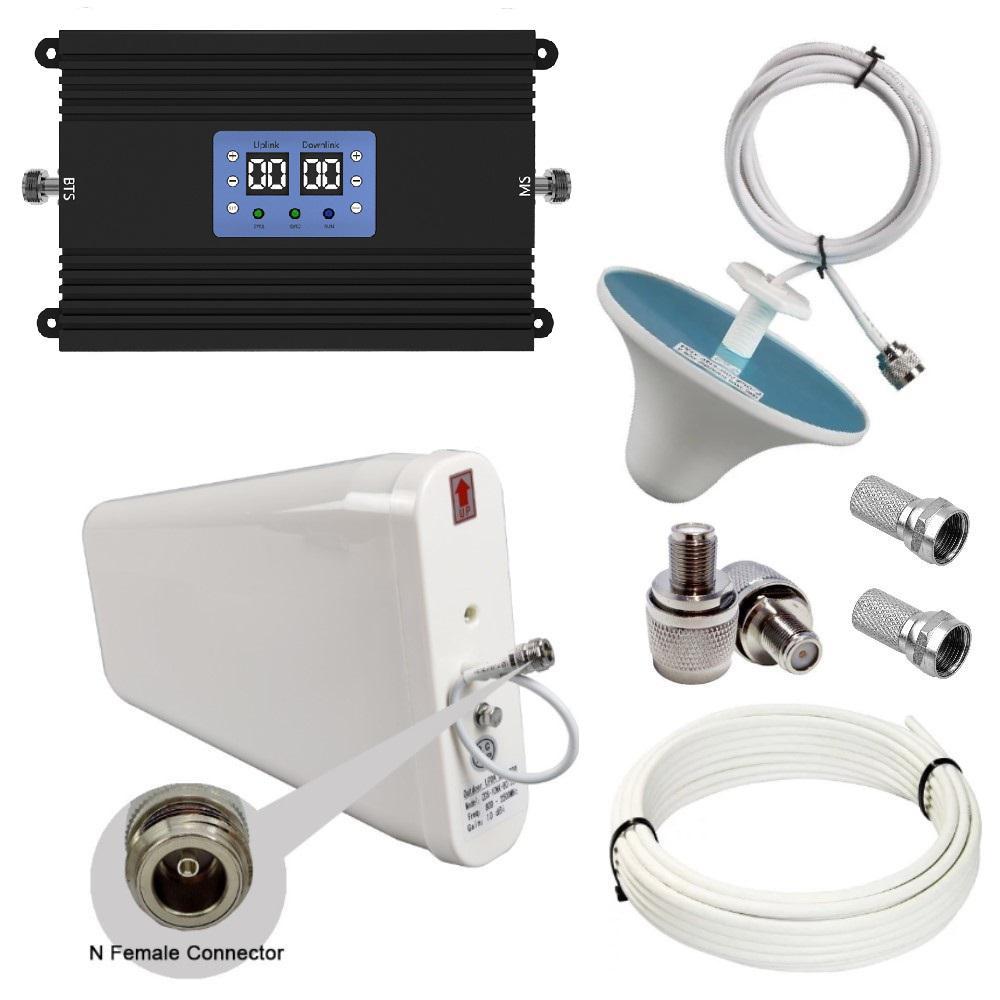 Репітер підсилювач мобільного зв'язку і інтернету Lintratek KW25A-GD GSM 4G 900 1800 МГц (10/3 дБі), фото 1