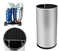 Підставка для ножів і приладдя 2 в 1, кругла