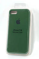 Чехол для телефона iPhone 7 /8 Silicon Case original FULL №73 dark virid (4you)
